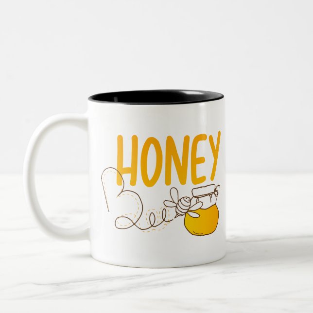 Honey Bee Zweifarbige Tasse (Links)