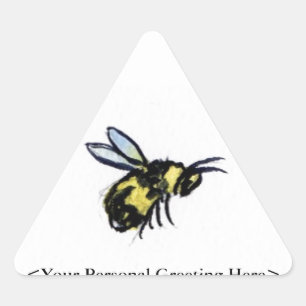 Honey Bees Customized Insect Art Sticker Bug Label