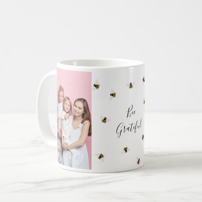 Honey Bees Foto Collage Kaffeetasse (Vorderseite Links)