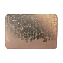 Honey Beige Champagne Golden Sparkor Lights Badematte