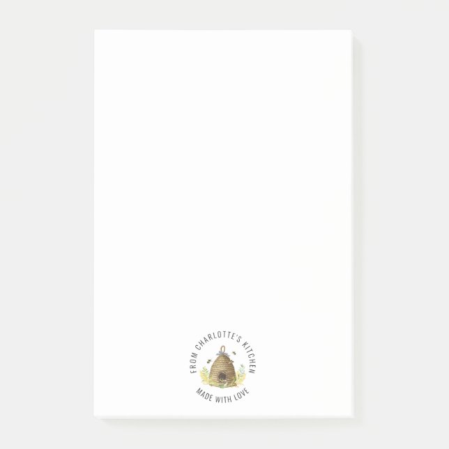 Honey Beve Hive Sweet as Honey Food Label Post-it Klebezettel (Vorderseite)