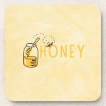 Honey Beverage Coaster Getränkeuntersetzer<br><div class="desc">🖤</div>
