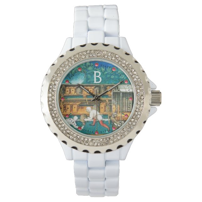 HONEY BIE / BEEKEEPER BEEKEEPING MONOGRAM ARMBANDUHR (Vorderseite)