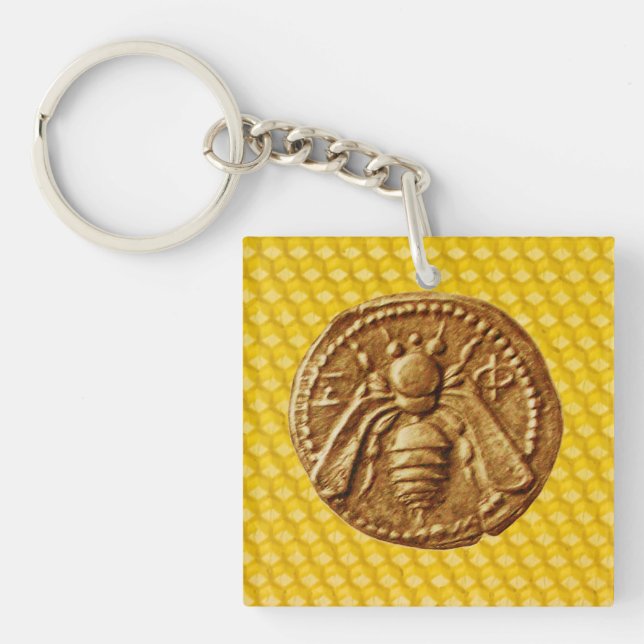 HONEY BIE, BEEKEEPING, BEEKEEPER SCHLÜSSELANHÄNGER (Vorderseite)