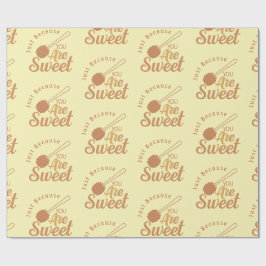 Honey Birthday Geschenk für süße Gäste Geschenkpapier