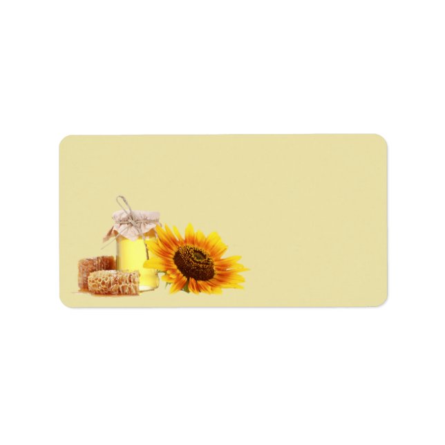 Honey Blank-Adressetiketten Adressaufkleber (Vorne)