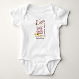 Honey Bunny Baby - Custom One-Piece Baby Bodysuit Strampler