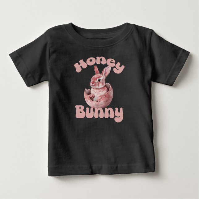 Honey Bunny, Kids Easter Bunny Baby T-shirt (Vorderseite)