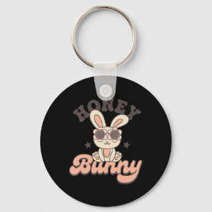 Honey Bunny Kleinkind Retro Osterkids Schlüsselanhänger
