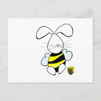 Honey Bunny Postcard Postkarte