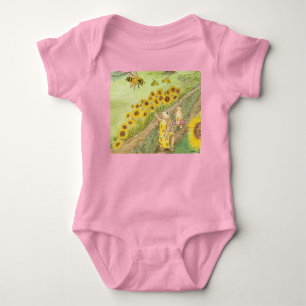Honey Bunny trifft die Honigbienen Baby Strampler