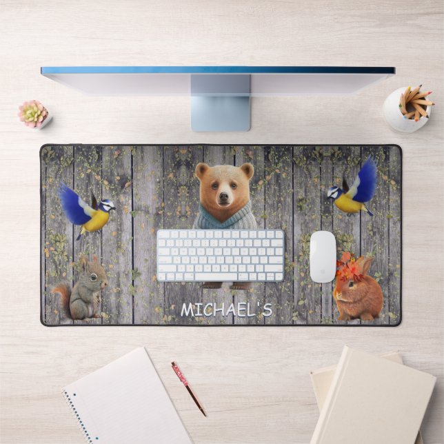 Honey Bunny und Boo Bear Schreibtischunterlage (Büro 1)