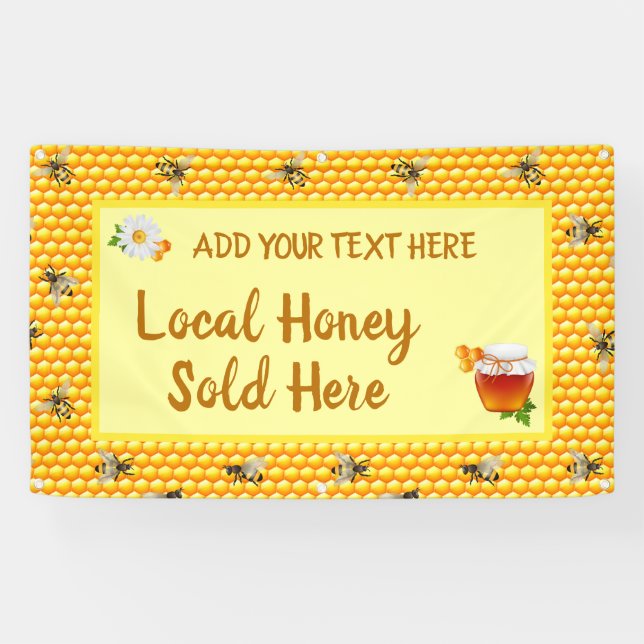 Honey Business Local Honey hier verkaufen Banner (Horizontal)