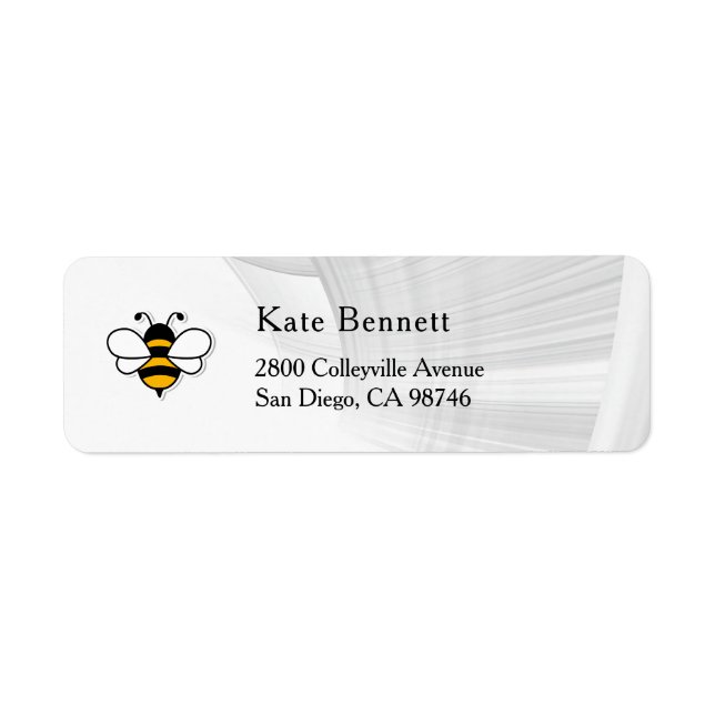 Honey Business  Return Address Label (Vorne)