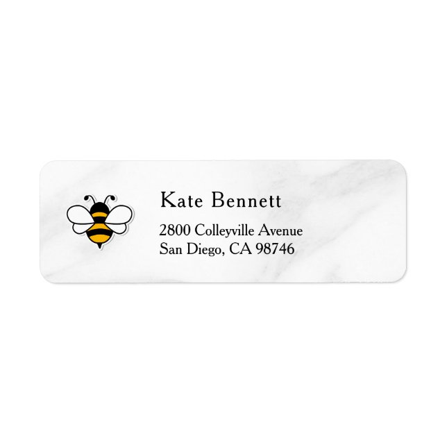 Honey Business  Return Address Label (Vorne)