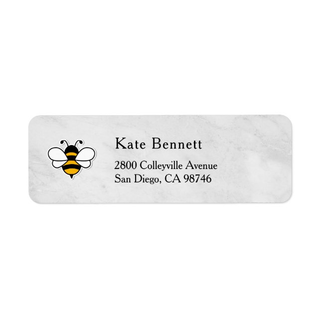 Honey Business  Return Address Label (Vorne)