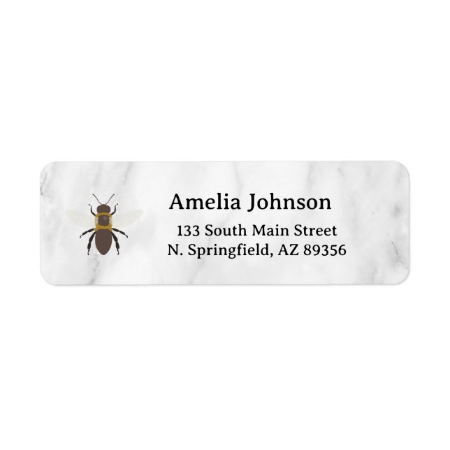 Honey Business  Return Address Label (Vorne)