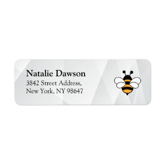 Honey Business Return Address Label