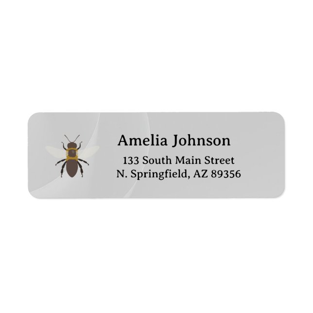 Honey Business  Return Address Label (Vorne)