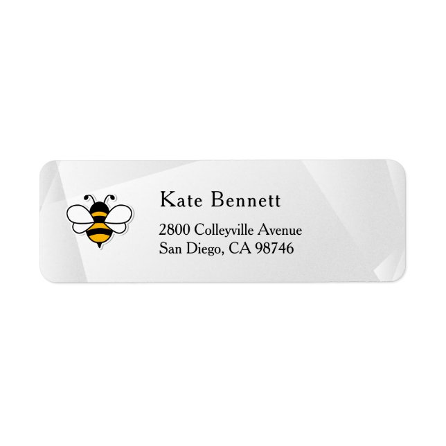 Honey Business  Return Address Label (Vorne)