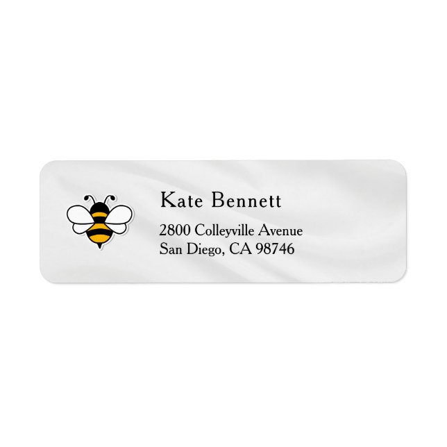 Honey Business  Return Address Label (Vorne)