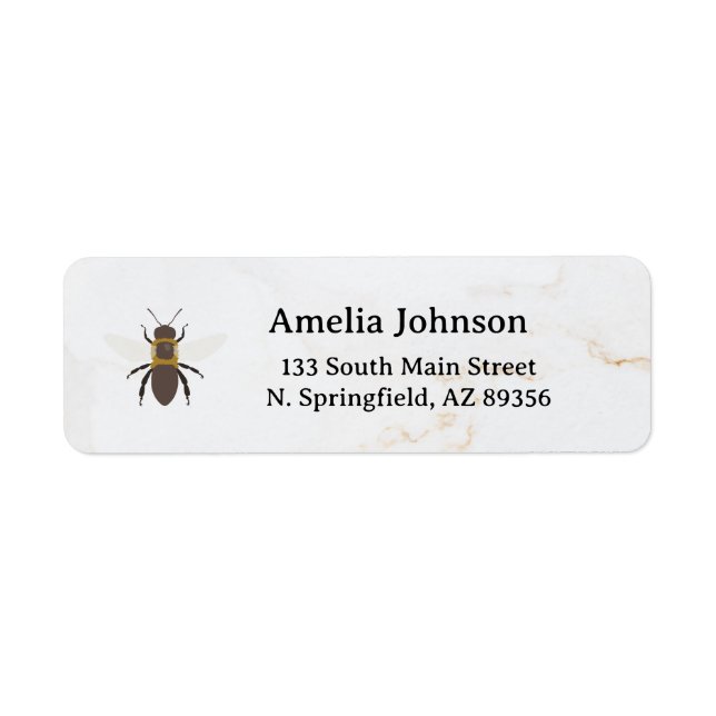 Honey Business  Return Address Label (Vorne)