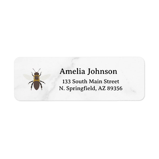 Honey Business  Return Address Label (Vorne)