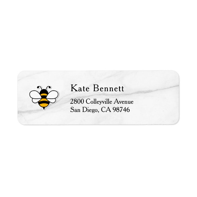 Honey Business  Return Address Label (Vorne)