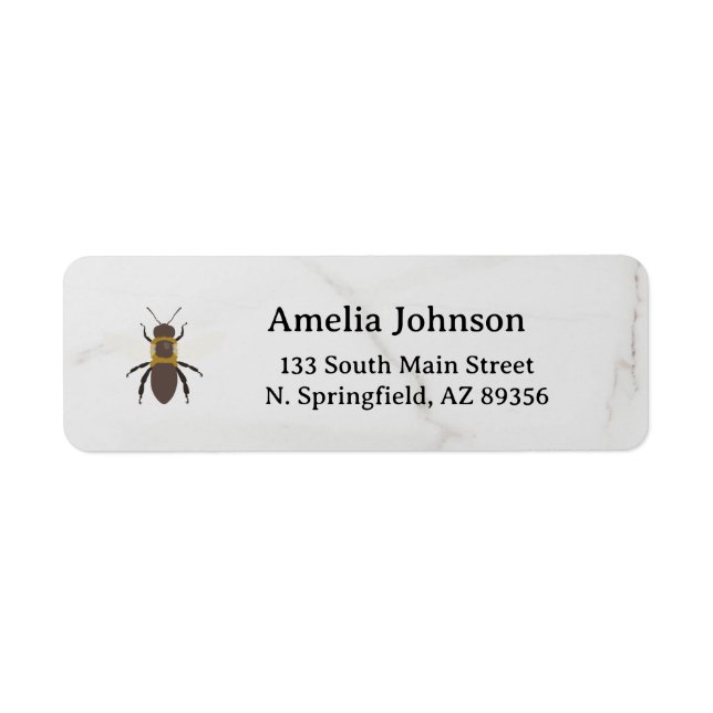 Honey Business  Return Address Label (Vorne)