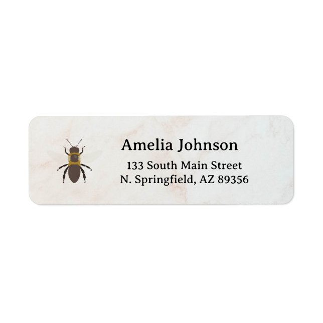 Honey Business  Return Address Label (Vorne)