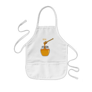 Honey Cartoon Illustration Kinderschürze