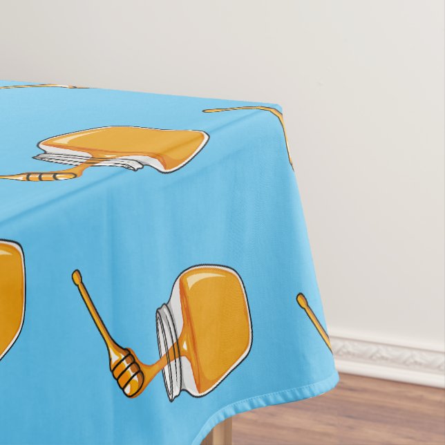 Honey Cartoon Illustration Tischdecke (Beispiel)