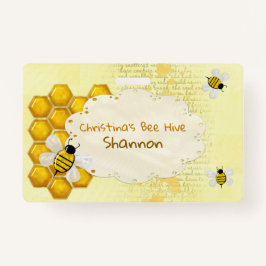 Honey Comb 3D Whimsey Business BESCHÄFTIGTE Ausweis