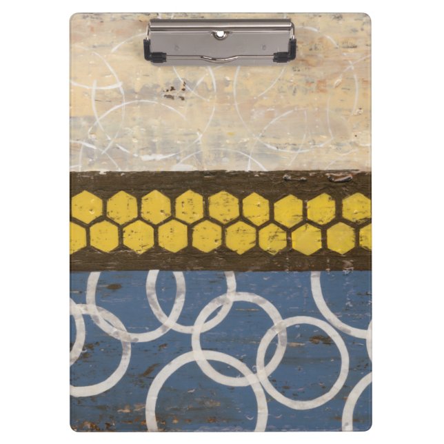 Honey Comb Abstrakt I Klemmbrett (Vorderseite)