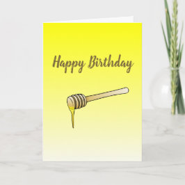 Honey Dipper Geburtstagskarte Karte