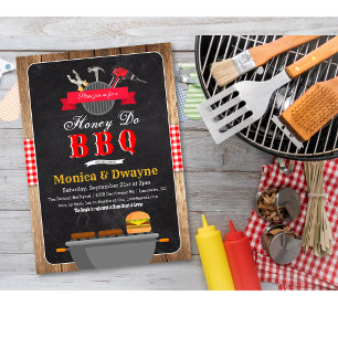Honey Do GRILLEN Paares Verlobung Einladung