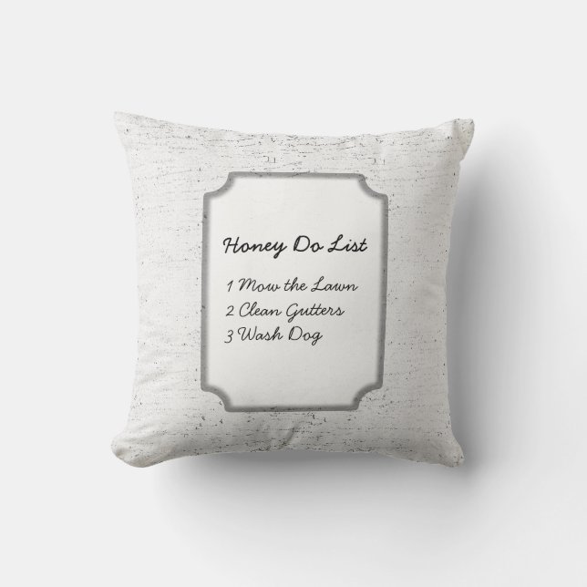 Honey do, Honey macht Funny Mojo Pillow Kissen (Vorderseite)