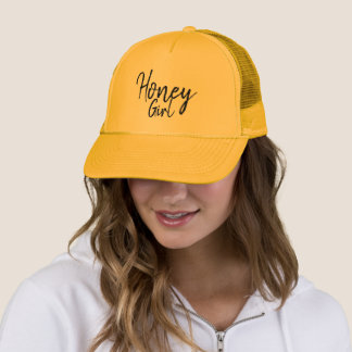Honey Girl Women's Yellow Truckerkappe