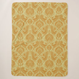 Honey Gold Mittelalterliche Damaskus Sherpa Blanke Sherpadecke