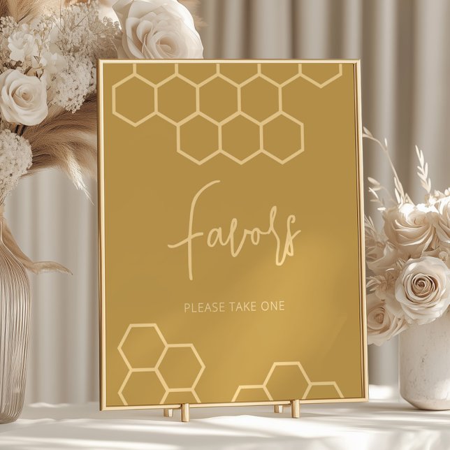 Honey Golden Beige Baby Duwer Lieblings-Schild Poster (Von Creator hochgeladen)