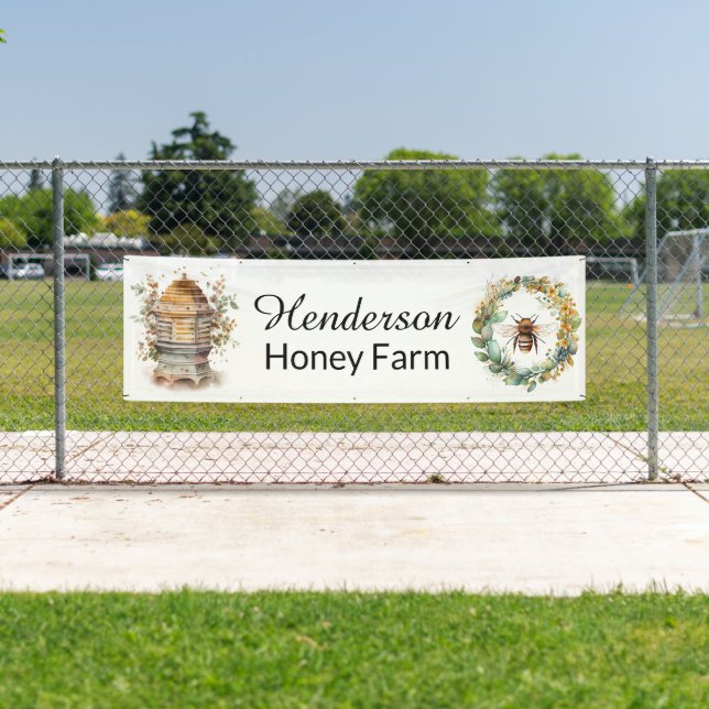 Honey Hive and Bee Business Banner (Insitu)