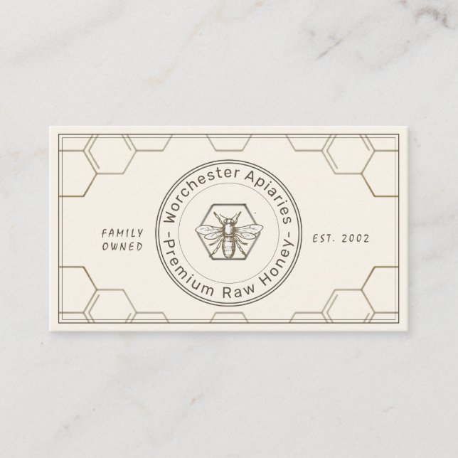 Honey Honey Customer Loyalty Card Ivory Treuekarte (Vorderseite)