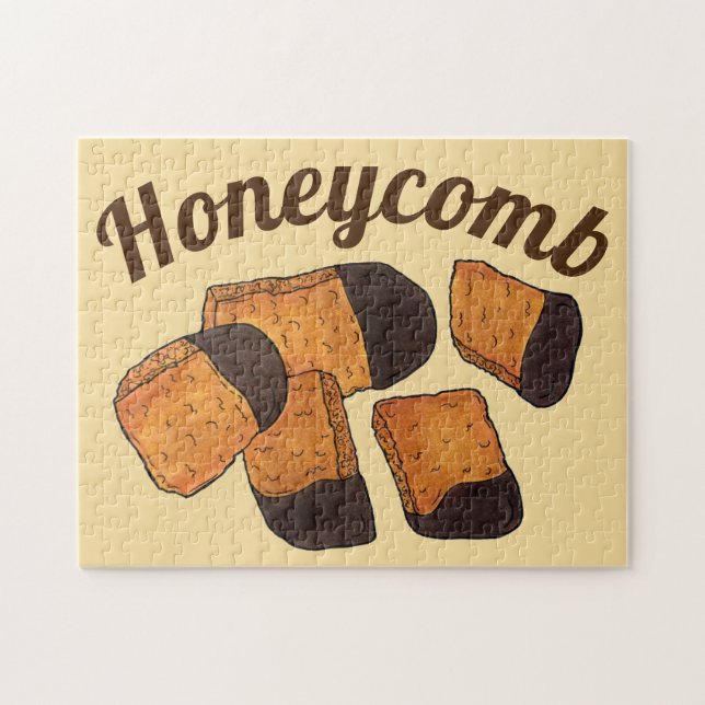 HONEY Honeycomb Sponge Cinder Toffee Candy (Horizontal)