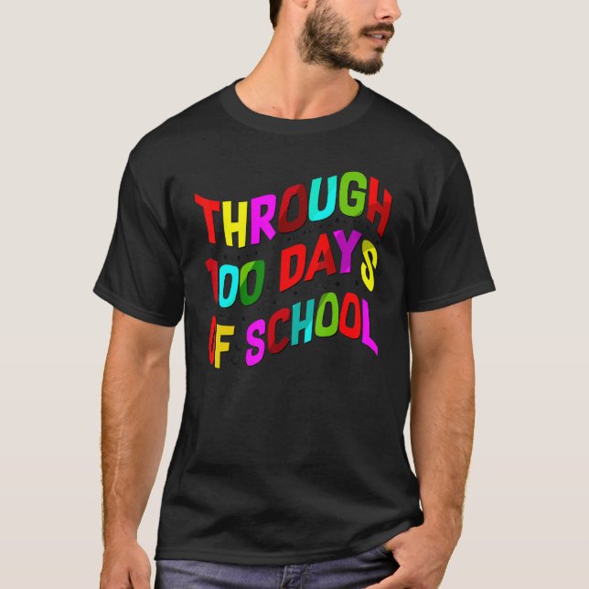 Honey I Buzzed Through 100 Day Of School Bee Honey T-Shirt (Vorderseite)