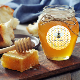 Honey Jar Étiquettes | Niveau personnalisé de miel