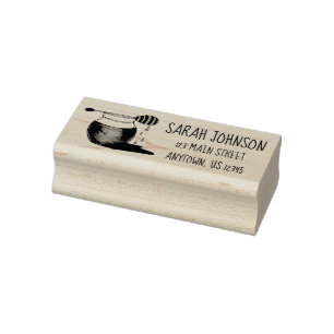 Honey Jar Honeypot Feinschmecker Personalisiert Gummistempel