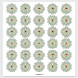 Honey Jar Label Honey Bee Apiary 2 INCH Stickers