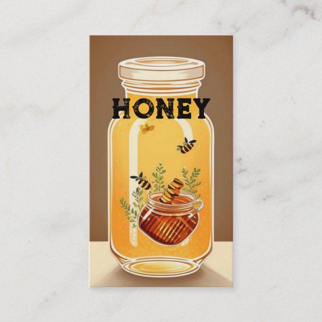 Honey Jar Visitenkarte (Vorderseite)