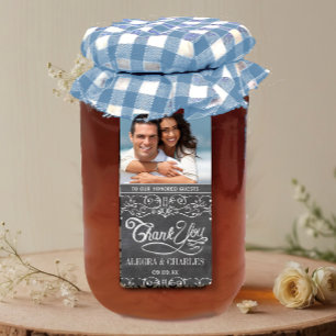 Honey Jelly Jar Étiquette Mariage Jar Favor