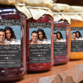 Honey Jelly Jar Labels Foto Wedding Jar Vielen Dan